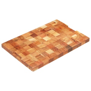 Placă de tocat, 60 x 40 x 3,8 cm, lemn masiv de acacia - Img 11