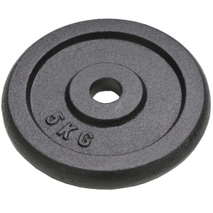 Plăci de greutate 4 buc, 2 x 10 kg + 2 x 5 kg, fontă - Img 3