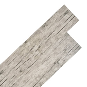Plăci de pardoseală, gri deschis, 4,46 m², PVC, 3 mm