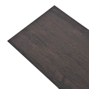Plăci de pardoseală, stejar gri inchis, 5,26 m², 2 mm, PVC - Img 5