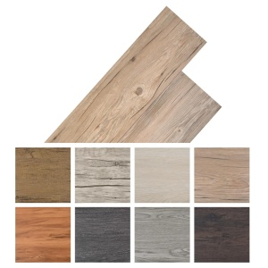 Plăci de pardoseală, stejar maro, 5,26 m², 2 mm, PVC - Img 7
