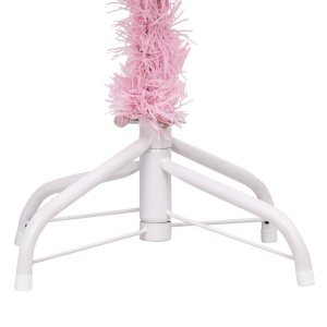 Pom de Crăciun artificial cu suport, roz, 180 cm, PVC - Img 4