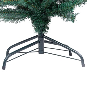 Pom de Crăciun artificial subțire cu suport verde 240 cm PVC - Img 6