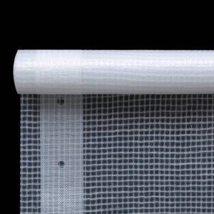Prelată Leno 260 g/m², alb, 4 x 15 m - Img 2