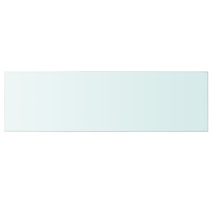 Rafturi, 2 buc., 100 x 30 cm, panouri sticlă transparentă - Img 3