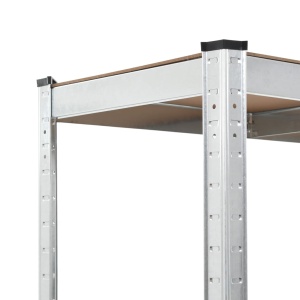 Rafturi de depozitare, 2 buc, 90 x 40 x 180 cm, MDF - Img 5