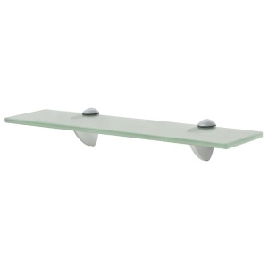Rafturi suspendate, 2 buc., 40 x 20 cm, sticlă, 8 mm - Img 2