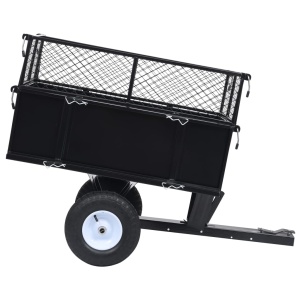 Remorcă basculantă tractor de tuns gazon, incărcătură 150 kg - Img 2