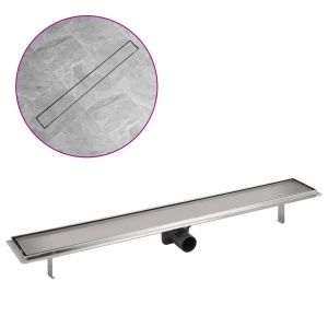 Rigolă liniară pentru duș din oțel inoxidabil 930 x 140 mm - Img 2