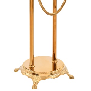 Robinet de cadă independent, auriu, 99,5 cm, oțel inoxidabil - Img 6
