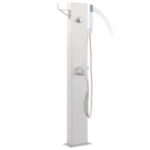 Robinet de duș pentru grădină, 110 cm, oțel inoxidabil - Img 3