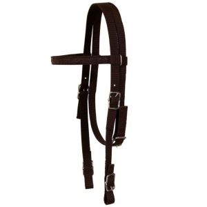 Șa Western, căpăstru &amp; pieptar, piele naturală, 17", maro - Img 10