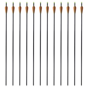 Săgeți pentru arc compus 30" 0,8 cm din fibră de sticlă, 12 buc - Img 2