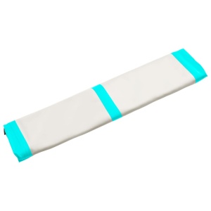 Saltea gimnastică gonflabilă cu pompă verde 200x200x10 cm PVC - Img 11