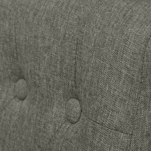 Scaune de bucătărie, 2 buc., gri deschis, material textil - Img 2