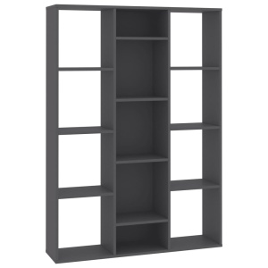Separator cameră/Bibliotecă, gri, 100 x 24 x 140 cm, PAL - Img 2