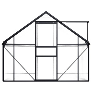 Seră, antracit, 4,75 m², aluminiu - Img 3