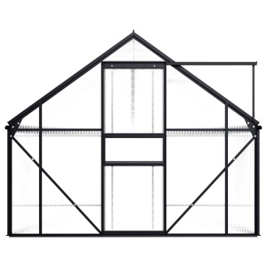 Seră, antracit, 7,03 m², aluminiu - Img 3