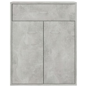 Servantă, gri beton, 60 x 30 x 75 cm, PAL - Img 6