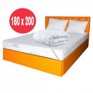 Set Avantaj saltea Helios Memory HR Zone Comfort 160x200 plu