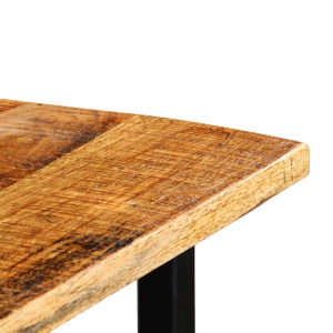 Set bar 5 piese, lemn masiv de mango, 120x60x107 cm - Img 6