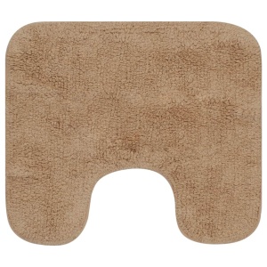 Set covorașe baie, 3 piese, bej, textil - Img 4