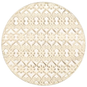 Set cu suport plante, 3 piese, stil vintage, metalic, alb - Img 8