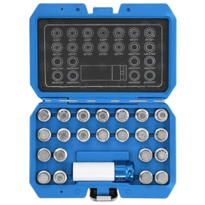 Set de chei blocare jante, 23 piese, pentru VAG - Img 3