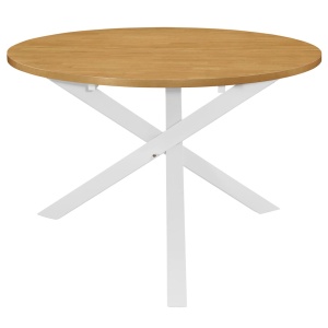 Set de mobilier de bucătărie, 5 piese, alb, MDF - Img 2