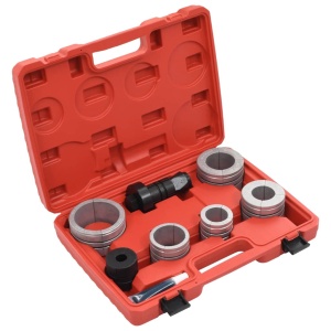 Set expandor țevi, 8 piese, oțel nealiat și aluminiu