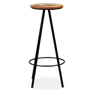 Set mobilier de bar, 5 piese, lemn masiv reciclat - Img 9