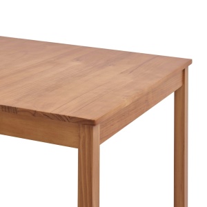 Set mobilier de bucătărie, 7 piese, maro miere, lemn de pin - Img 12