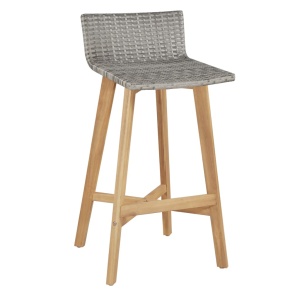 Set mobilier de exterior, 5 piese, lemn masiv de acacia - Img 3