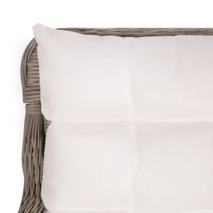 Set mobilier de exterior, 9 piese, maro, poliratan - Img 4