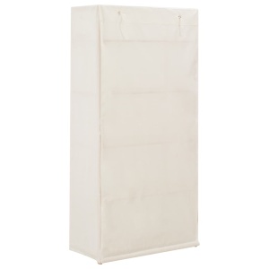 Șifonier, alb, 79 x 40 x 170 cm, material textil - Img 4