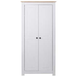 Șifonier, alb, 80 x 50 x 171,5 cm, lemn masiv pin gama Panama - Img 4