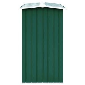 Șopron depozitare lemne, verde, 172x91x154 cm, oțel galvanizat - Img 4