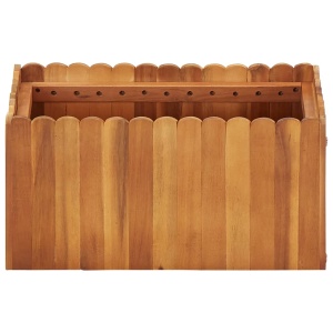 Strat inălțat de grădină, 50 x 30 x 25 cm, lemn masiv de acacia - Img 2