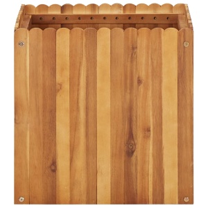 Strat inălțat de grădină, 50 x 50 x 50 cm, lemn masiv de acacia - Img 2