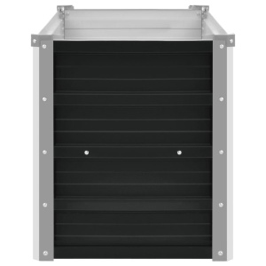 Strat inălțat de grădină antracit 160x40x45 cm oțel galvanizat - Img 7