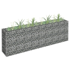 Strat inălțat gabion, 180 x 30 x 60 cm, oțel galvanizat
