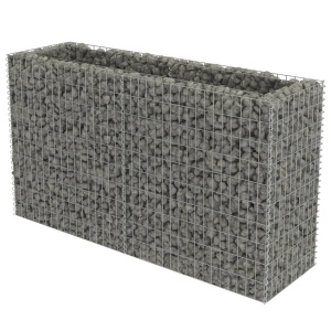 Strat inălțat gabion, 180 x 50 x 100 cm, oțel galvanizat - Img 4