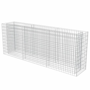 Strat inălțat gabion, 270 x 50 x 100 cm, oțel galvanizat - Img 2