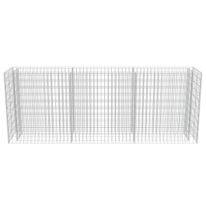Strat inălțat gabion, 270 x 50 x 100 cm, oțel galvanizat - Img 8