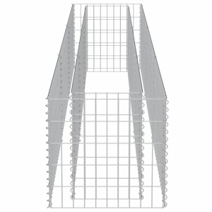 Strat inălțat gabion, 270 x 50 x 50 cm, oțel galvanizat - Img 5