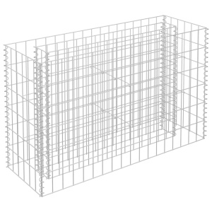 Strat inălțat gabion, 90 x 30 x 60 cm, oțel galvanizat - Img 2