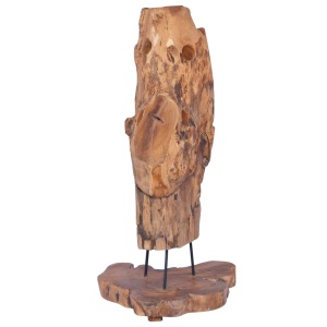 Suport 8 sticle de vin, 40 x 30 x 80 cm, lemn masiv de tec - Img 6