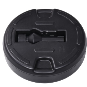 Suport de umbrelă, negru, 15 L, umplere cu nisip/apă - Img 4