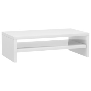 Suport monitor, alb foarte lucios, 42 x 24 x 13 cm, PAL - Img 2
