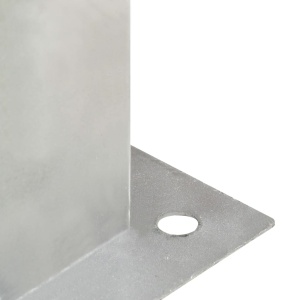 Suporți stâlp, 4 buc., metal galvanizat, 91 mm - Img 5